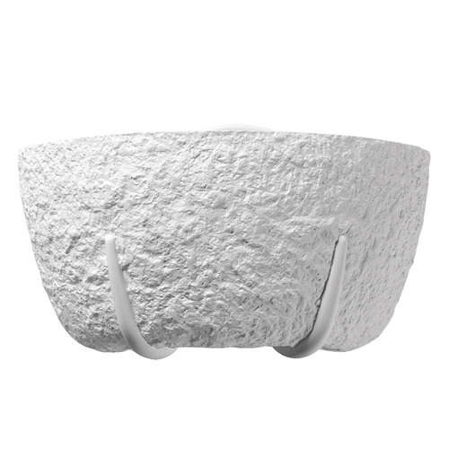 ET2 Lighting ET2 Geist Textured White LED Sconce E25190-TW