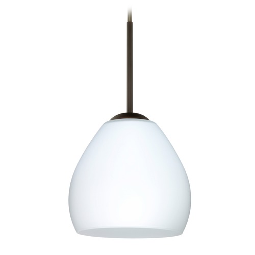 Besa Lighting Besa Lighting Bolla Bronze Mini-Pendant Light 1BT-412207-BR