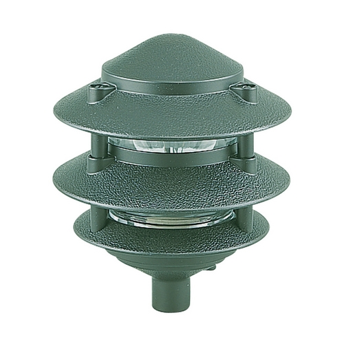 Pagoda Path Light in Powdercoated Green by Generation Lighting