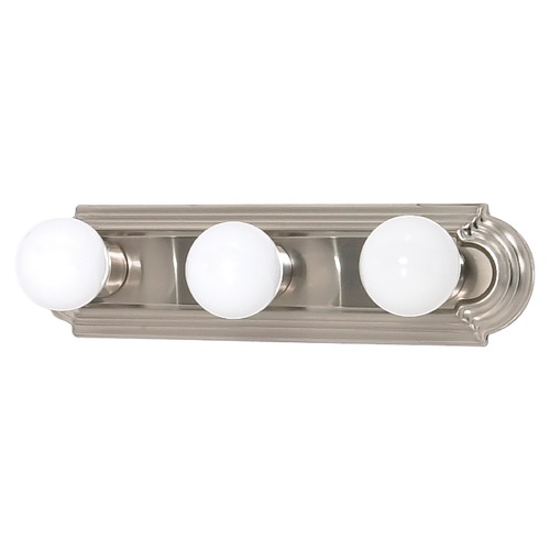 Nuvo Lighting Racetrack Brushed Nickel Bathroom Light by Nuvo Lighting 60/6072