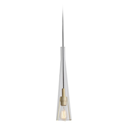 Avenue Lighting Abbey Park Brushed Brass Pendant by Avenue Lighting HF8130-BB