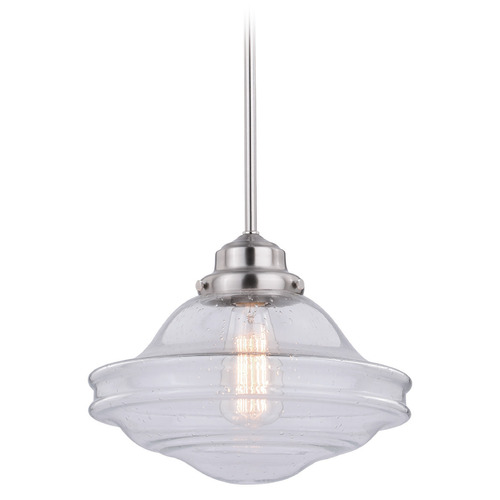 Vaxcel Lighting Huntley Satin Nickel Pendant Light