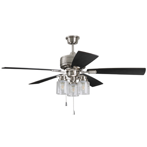 Kate 52-Inch LED Fan in Polished Brushed Nickel by Craftmade Lighting