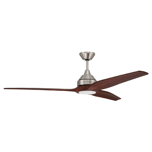 Craftmade Lighting Limerick Brushed Polished Nickel LED Ceiling Fan by Craftmade Lighting LIM60BNK3