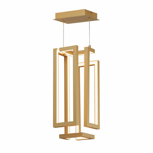Penrose 18-Inch High LED Pendant in Gold by ET2 Lighting