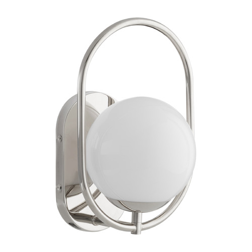 Belmont Polished Nickel Sconce by Quorum Lighting