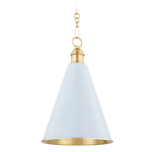 Mitzi by Hudson Valley Mitzi Alana Aged Brass Ceramic Sand Sconce H761701A-AGB/SAO