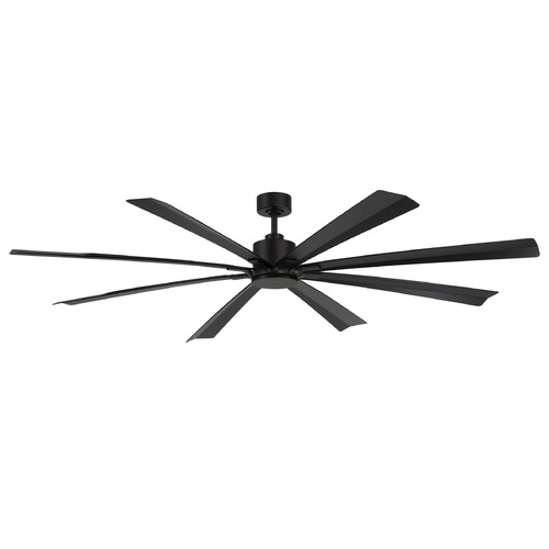 Modern Forms by WAC Lighting Modern Forms Size Matters Matte Black Ceiling Fan Without Light FR-W2403-84-MB