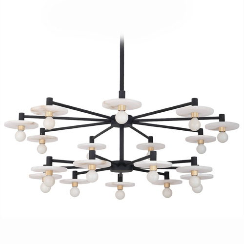 Kalco Lighting Discus Matte Black Pendant Light