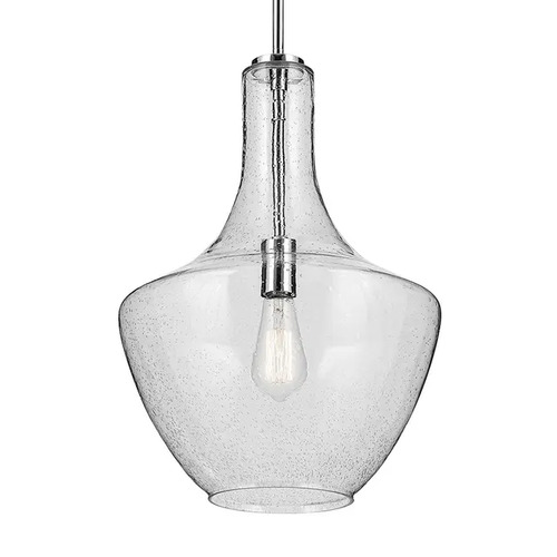 Kichler Lighting Everly Chrome Pendant Light with Urn Shade