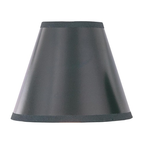Lite Source Lighting Black & Silver Paper Empire Lamp Shade with Clip-On Assembly by Lite Source Lighting CH573-6