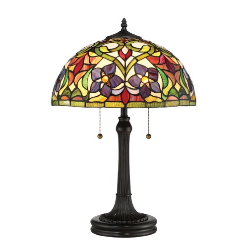 Violets Vintage Bronze Table Lamp by Quoizel Lighting
