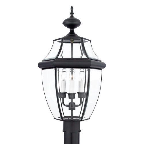 Quoizel Lighting Newbury Post Light in Mystic Black by Quoizel Lighting NY9043K