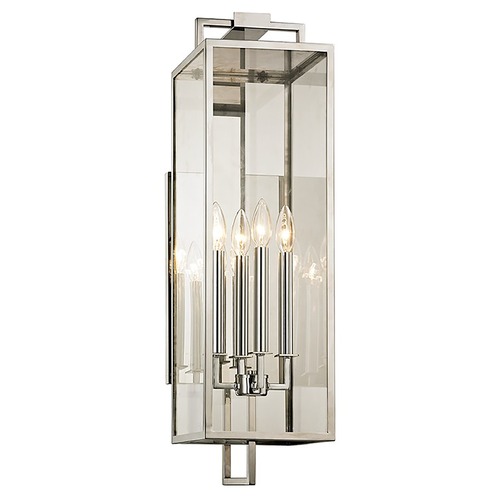 Troy Lighting Troy Lighting Beckham Polished Stainless Outdoor Wall Light B6533