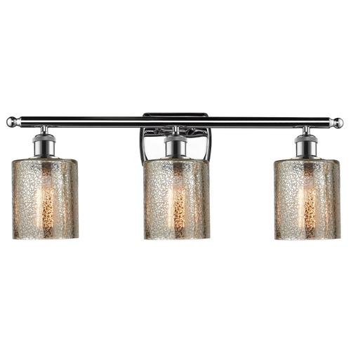 Innovations Lighting Innovations Lighting Cobbleskill Polished Chrome Bathroom Light 516-3W-PC-G116