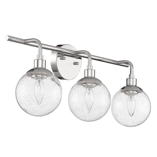 Que Chrome Bathroom Light by Craftmade Lighting