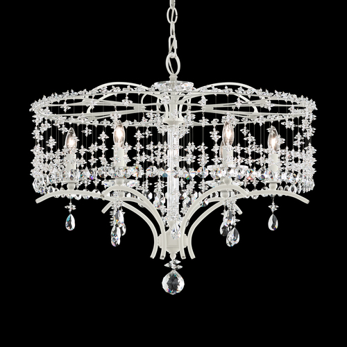 Bella Rose White Crystal Chandelier by Schonbek Lighting