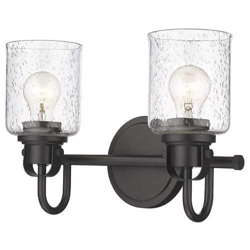 Kinsley Matte Black Bathroom Light by Z-Lite