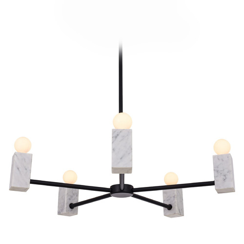 Kalco Lighting Quadra Matte Black Pendant Light