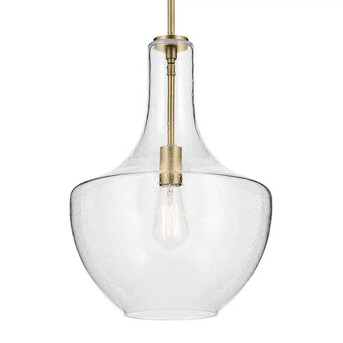 Kichler Lighting Everly Natural Brass Pendant Light with Urn Shade