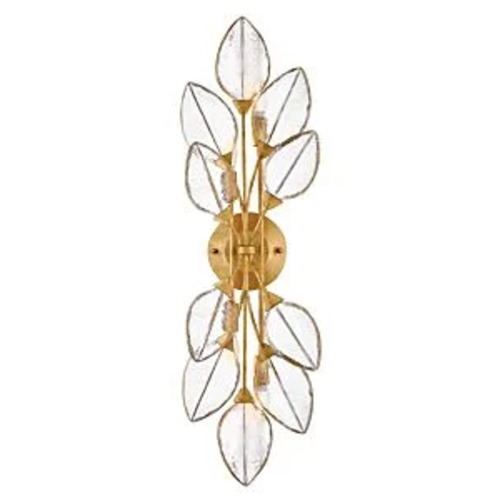 Amira 34-Inch Wall Sconce in Distressed Brass by Fredrick Ramond
