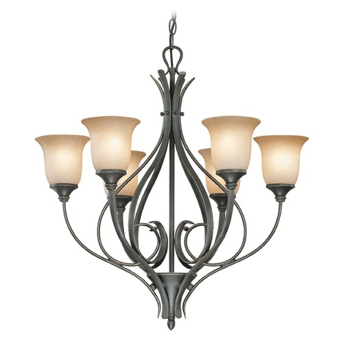 Cambree Dark Bronze Chandelier by Lite Source Lighting