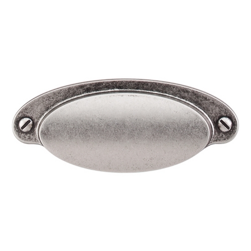 Top Knobs Hardware Cabinet Pull in Pewter Antique Finish M1196