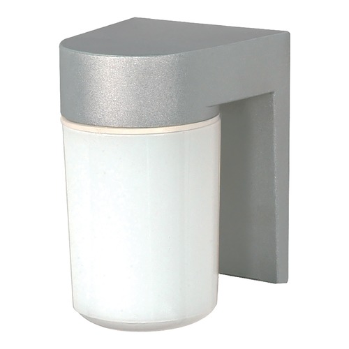 Satin Aluminum Outdoor Wall Light by Nuvo Lighting