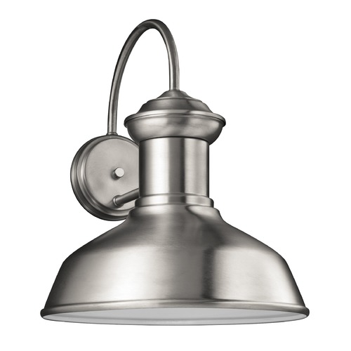 Fredricksburg 16-Inch Outdoor Wall Light in Satin Aluminum by Generation Lighting