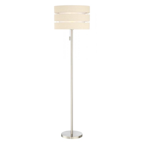 Lite Source Lighting Falan Brushed Nickel Floor Lamp by Lite Source Lighting LS-83037