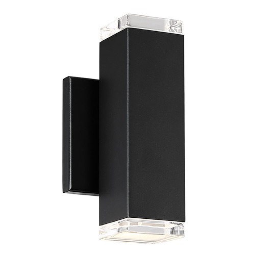 Block Black LED Outdoor Wall Light by WAC Lighting