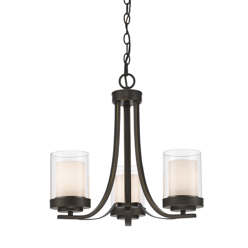 Z-Lite Willow Olde Bronze Mini-Chandelier by Z-Lite 426-3C-OB