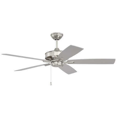 Optimum 52-Inch Fan in Brushed Nickel by Craftmade Lighting