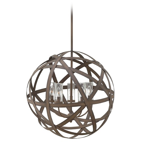 Carson 12V Large Orb Chandelier in Vintage Iron by Hinkley Lighting