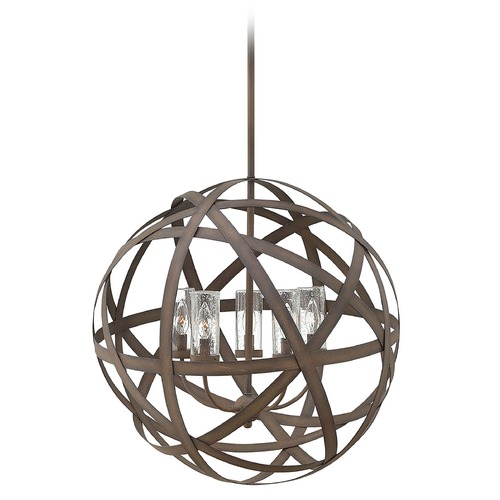 Hinkley Carson 12V Large Orb Chandelier in Vintage Iron by Hinkley Lighting 29705VI-LV