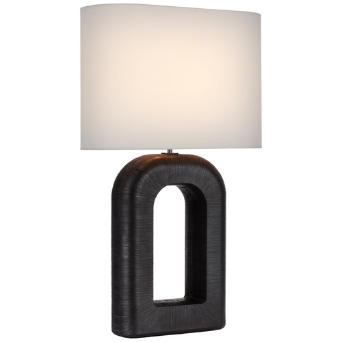 Visual Comfort Signature Collection Kelly Wearstler Utopia Combed Lamp in Aged Iron by Visual Comfort Signature KW3072AIL