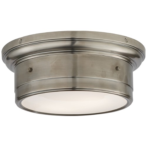 Visual Comfort Signature Collection Studio VC Siena Small Flush Mount in Antique Nickel by Visual Comfort Signature SS4015ANWG