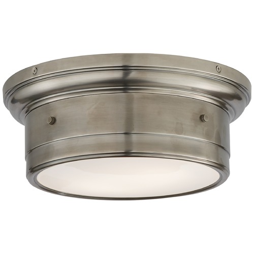 Studio VC Siena Small Flush Mount in Antique Nickel by Visual Comfort Signature