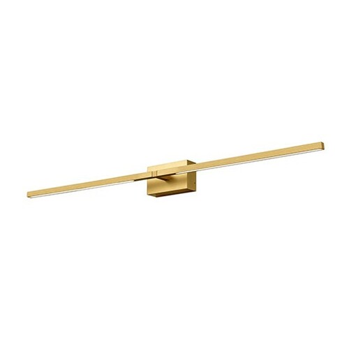 Pandora Brushed Gold LED Vertical Bathroom Light by Kuzco Lighting