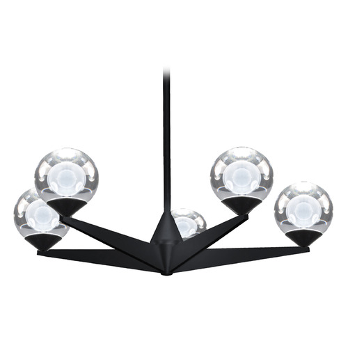 Double Bubble Black LED Chandelier by Modern Forms