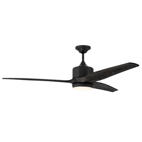 Mobi Indoor / Outdoor Aged Galvanized LED Ceiling Fan by Craftmade Lighting