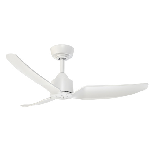 Kuzco Lighting Hugo White Ceiling Fan Without Light
