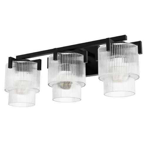 Hunter Fan Company Ontario Matte Black Bathroom Light