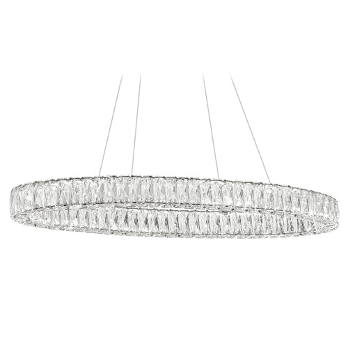 Crystorama Lighting Kinsley Polished Chrome LED Pendant Light