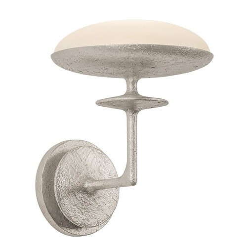 Troy Lighting Pacific Warm Silver Leaf LED Sconce