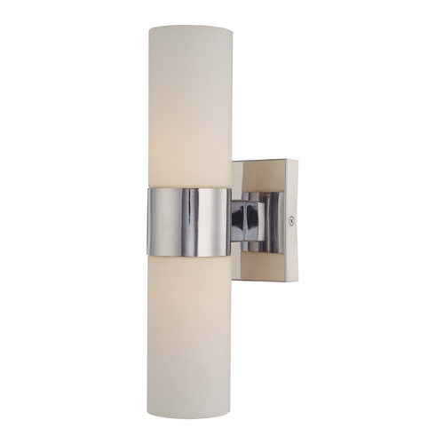 Chrome Bathroom Light - Vertical or Horizontal Mounting by Minka Lavery