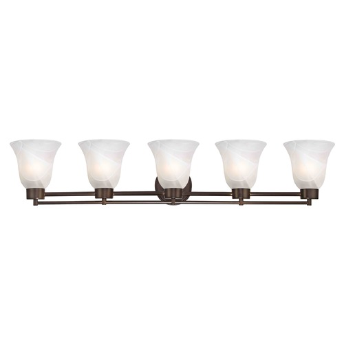 Design Classics Lighting Bronze Bathroom Light 706-220 GL9222-ALB