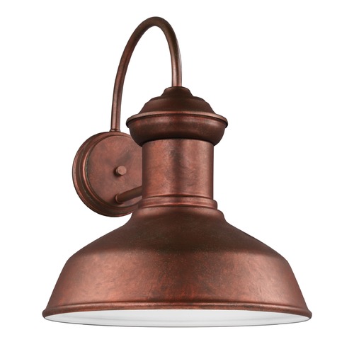 Generation Lighting Fredricksburg 16-Inch Outdoor Wall Light in Weathered Copper by Generation Lighting 8647701-44