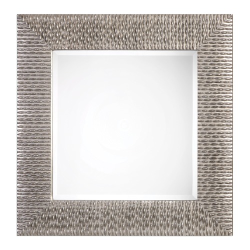 Cressida Distressed Silver Square Mirror by Uttermost Lighting
