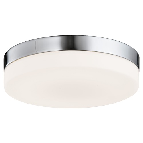 Cermack St. 11-Inch Brushed Nickel LED Flush Mount by Avenue Lighting
